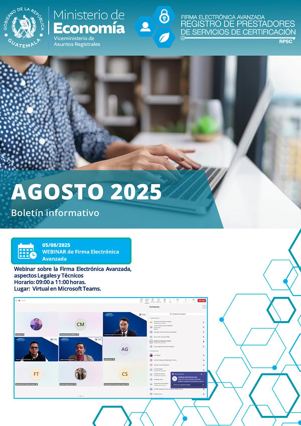 Portada Boletín informativo agosto 2025