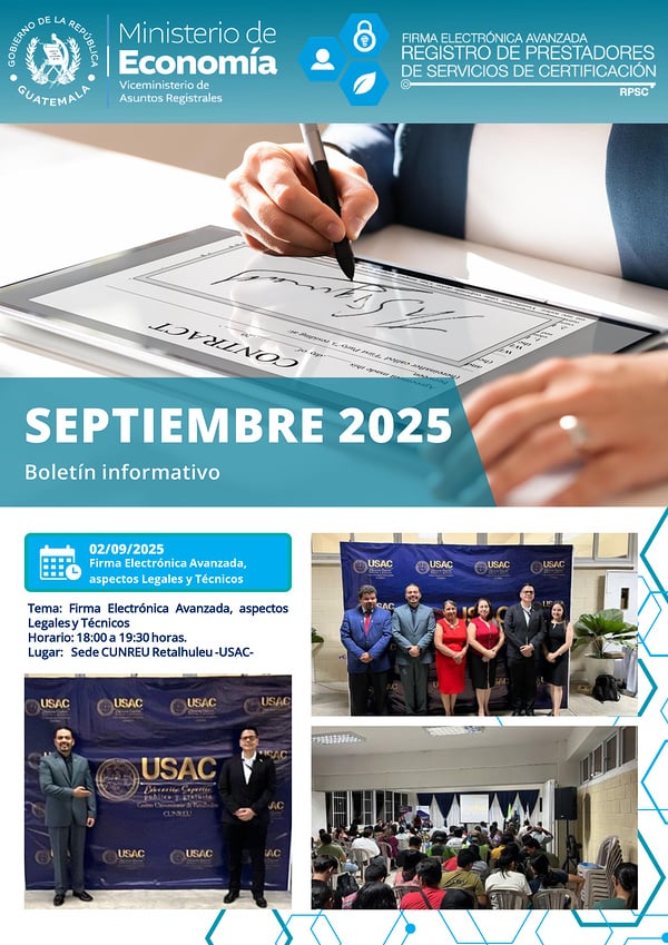 Portada Boletín informativo septiembre 2025