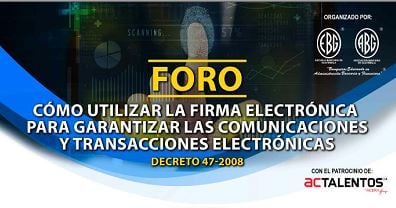 Foro: ¿Cómo utilizar la firma electrónica?